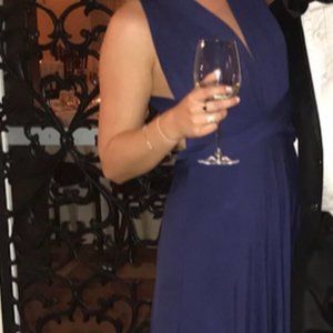 Tricks of the Trade Navy Blue Maxi Dress - Lulus